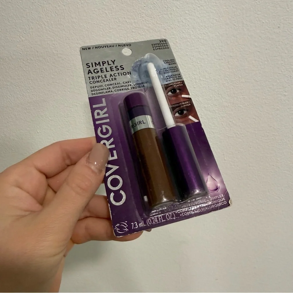 Covergirl Simply Ageless Triple Action Concealer 390 Espresso Bundle of 4 - Picture 3 of 4
